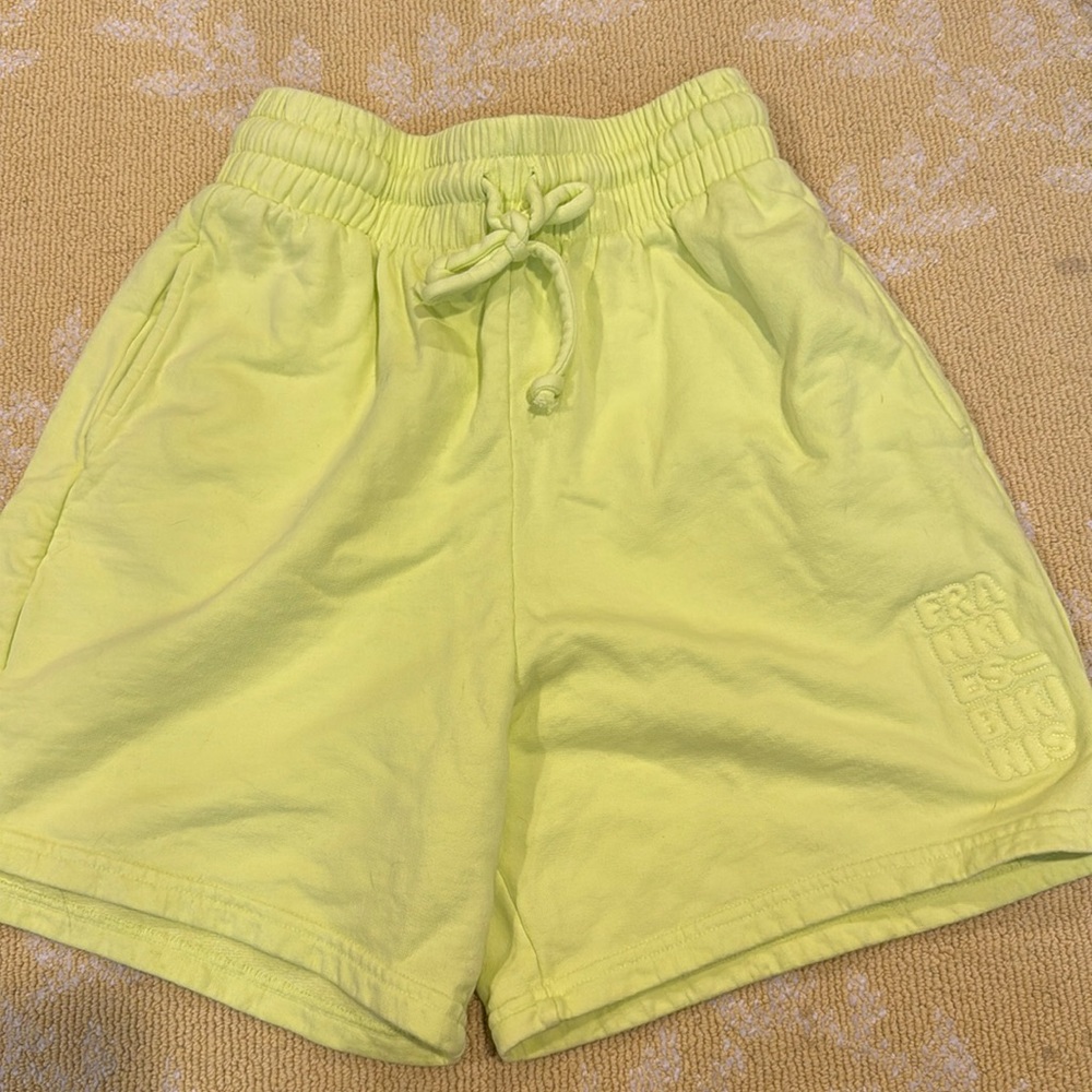 Frankie’s bikinis yellow shorts
